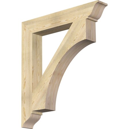 Ekena Millwork Westlake Traditional Rough Sawn Bracket, Douglas Fir, 6"W x 40"D x 44"H BKT06X40X44WTL01RDF